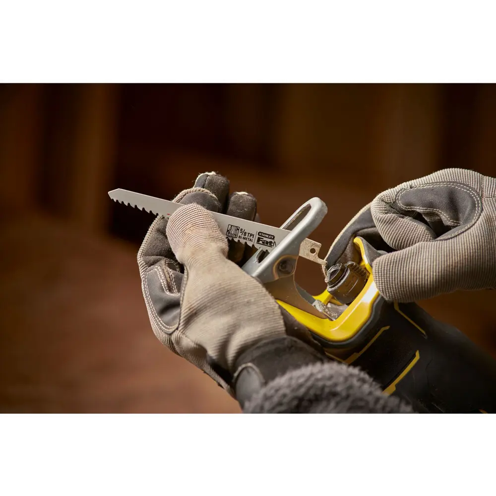 Пила сабельная аккумуляторная бесщеточная Stanley Fatmax SFMCS310B-XJ, 20 В Li-ion без АКБ и ЗУ STLM-2110913 - Вид №11