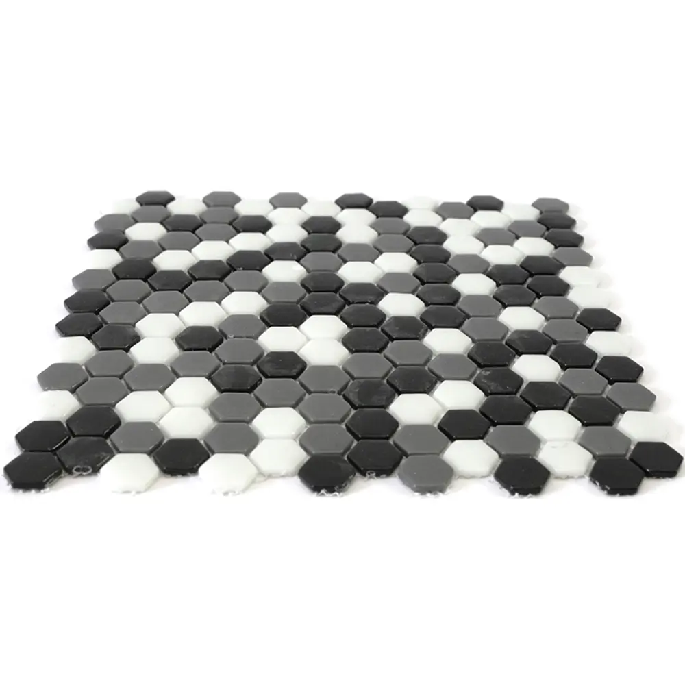 Мозаика стеклянная Natural STP-BK005-HEX 29x29 см цвет разноцветный 84830260 STLM-2207602 Santreyd Steppa - Вид №4