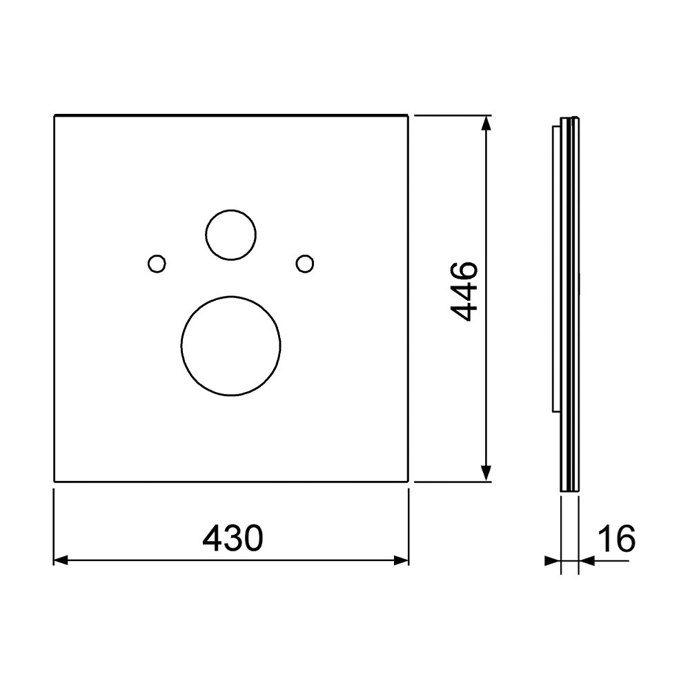 9650103 Стеклянные панели Tece TECElux - Вид №2
