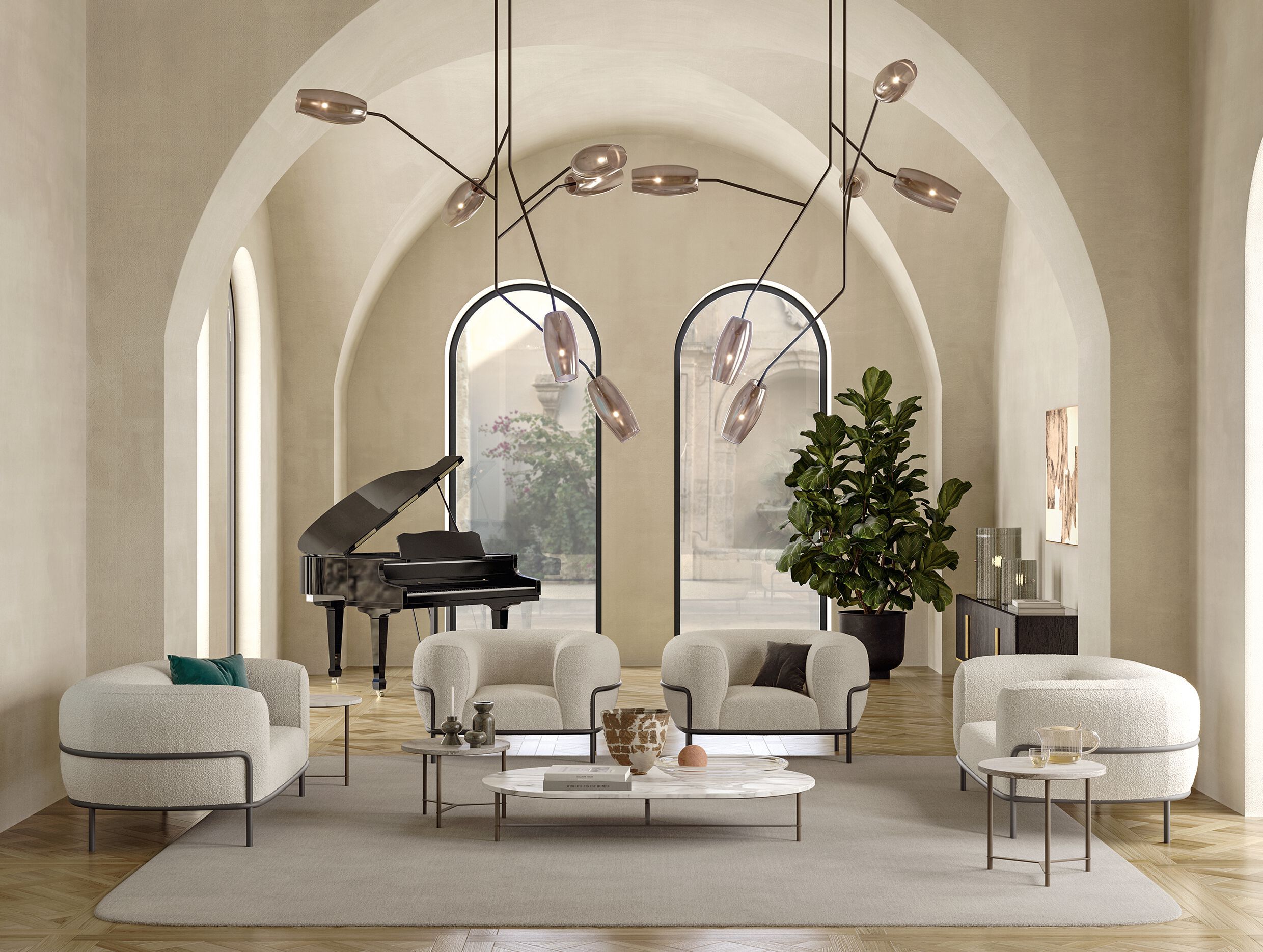 Съемное кресло из ткани Gallotti&Radice Sophie ARCH-00063459 - Вид №2