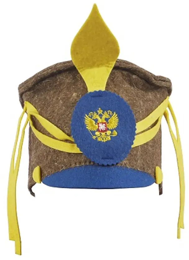 91192604 Шапочка для сауны LK Гусар 25x25x2см Войлок STLM-0984533