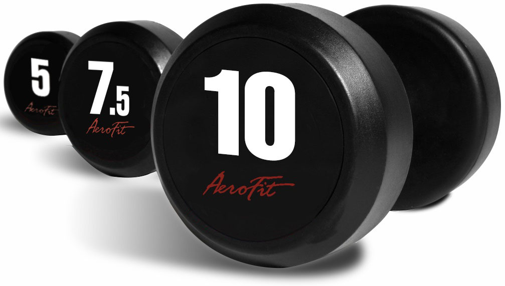 AFDB145-2,5/25, Aerofit afdb145-2,5/25, набор обрезиненных гантелей AeroFIT 