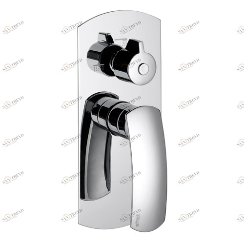 7187 Встроенный монокомандный смеситель для душа, три выхода EFFEPI RUBINETTERIE Flo 