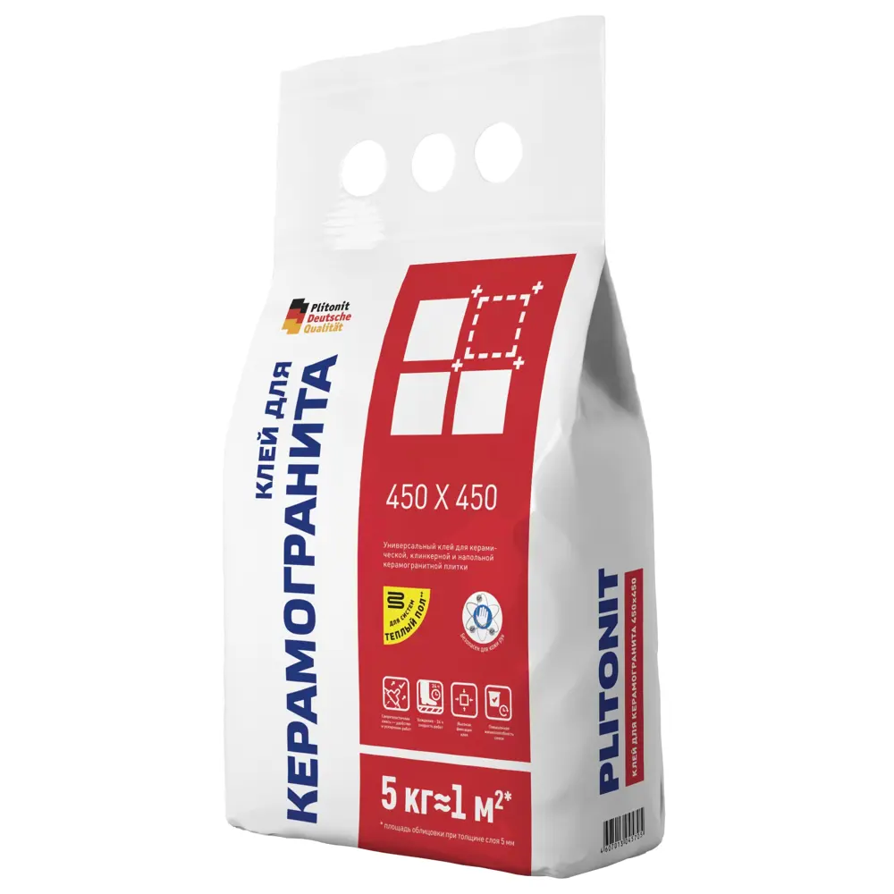 Клей для керамогранита Plitonit 45х45 см 5 кг STLM-2209976 - Вид №2