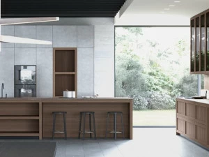 GD Arredamenti Модульная кухня с островом Legno vivo 2.6