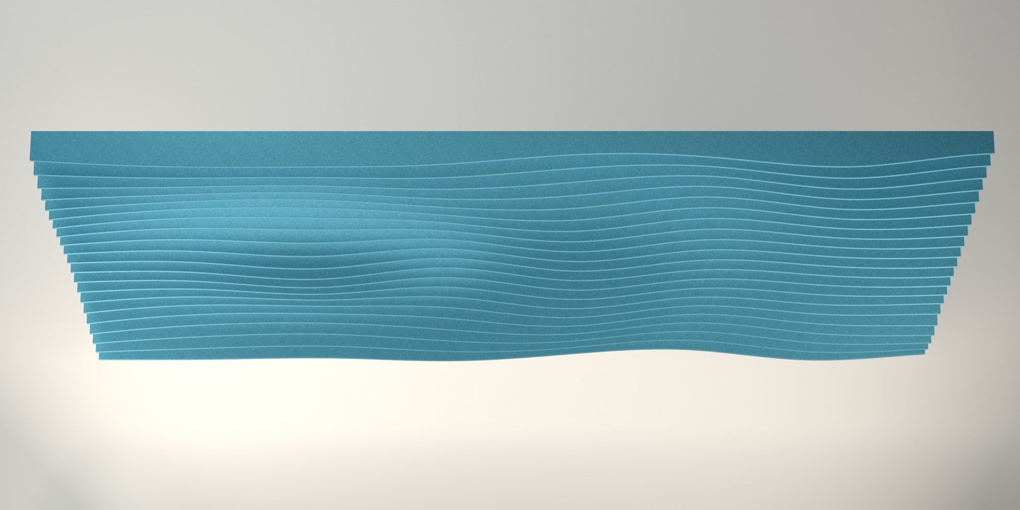 Пластиковая подвесная акустическая панель IMPACT ACOUSTIC® WAVE RIPPLE ARCH-00100534 - Вид №1