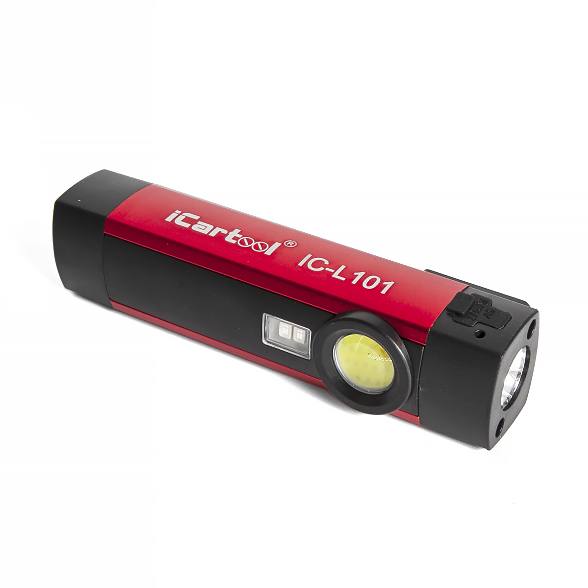 90961312 Фонарь аккумуляторный IC-L101 с УФ подсветкой STLM-0428676 ICARTOOL