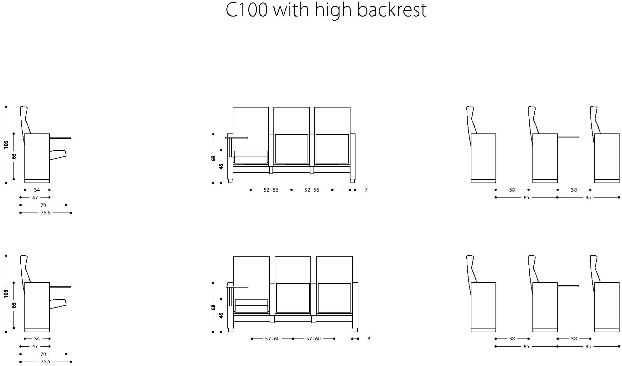 LAMM Сиденье для аудитории с клапаном sun-id-1352517 - Вид №34