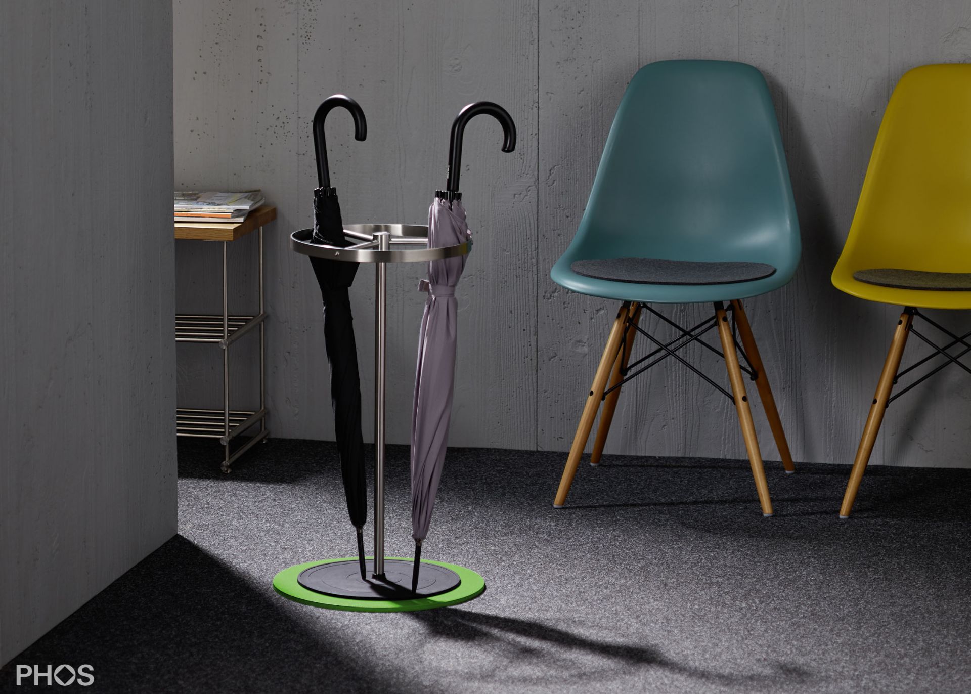 SST-BPGr Подставка для зонтов anselma, основание: зеленое. PHOS  - Вид №1