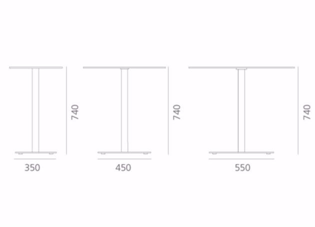 Systemtronic Квадратный стол в мдф для договора Bada sun-id-1438293 - Вид №2