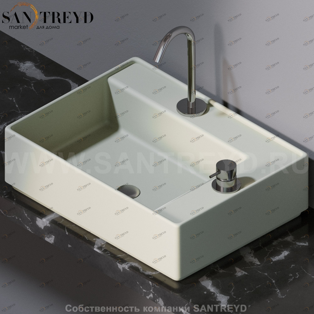 L640130 Накладная раковина на столешницу  прямоугольная A. e T. Italia Fly AeT ITALIA