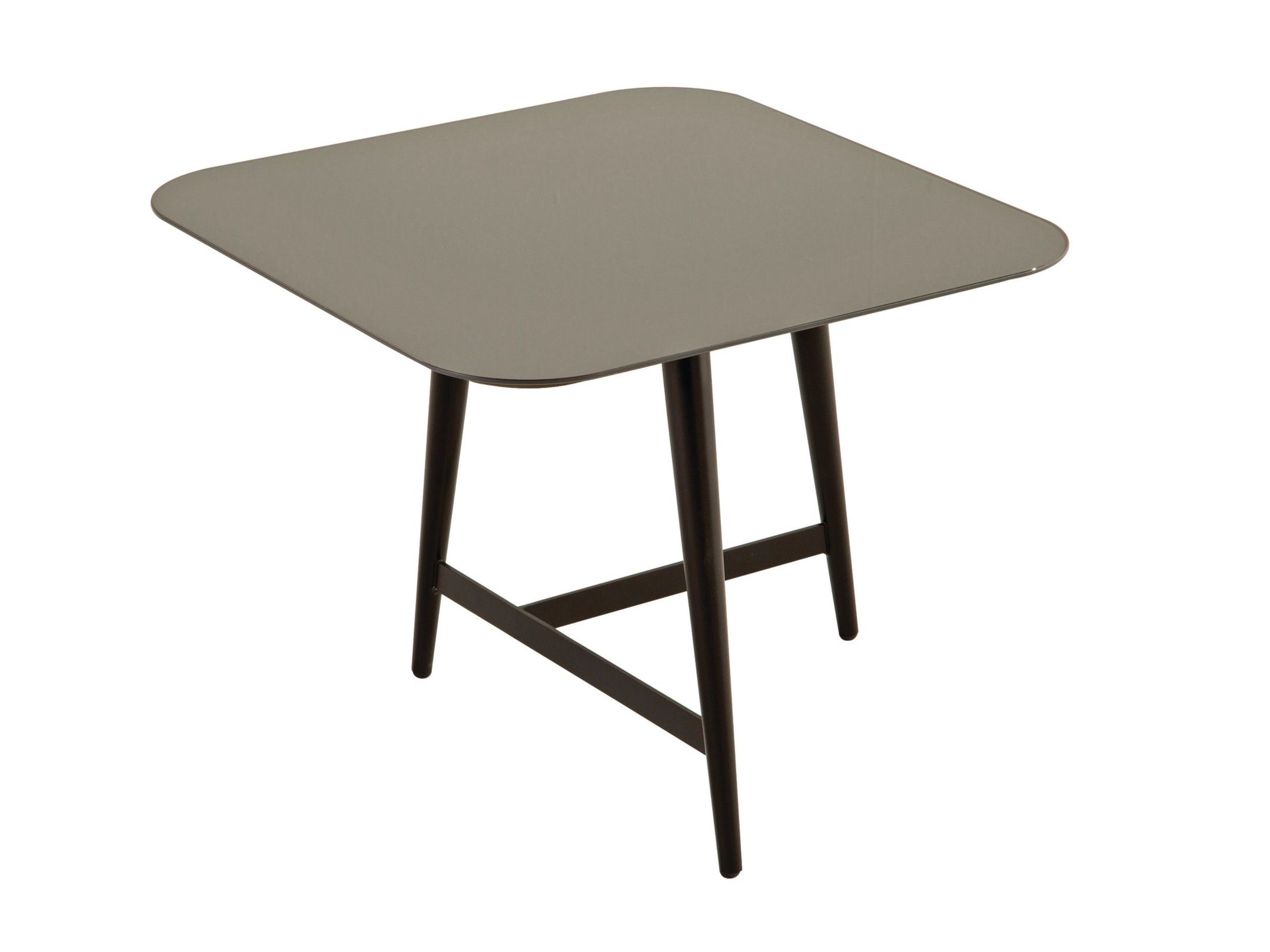 Высокий квадратный журнальный столик из шпона ROCHE BOBOIS OCTET ARCH-00041969