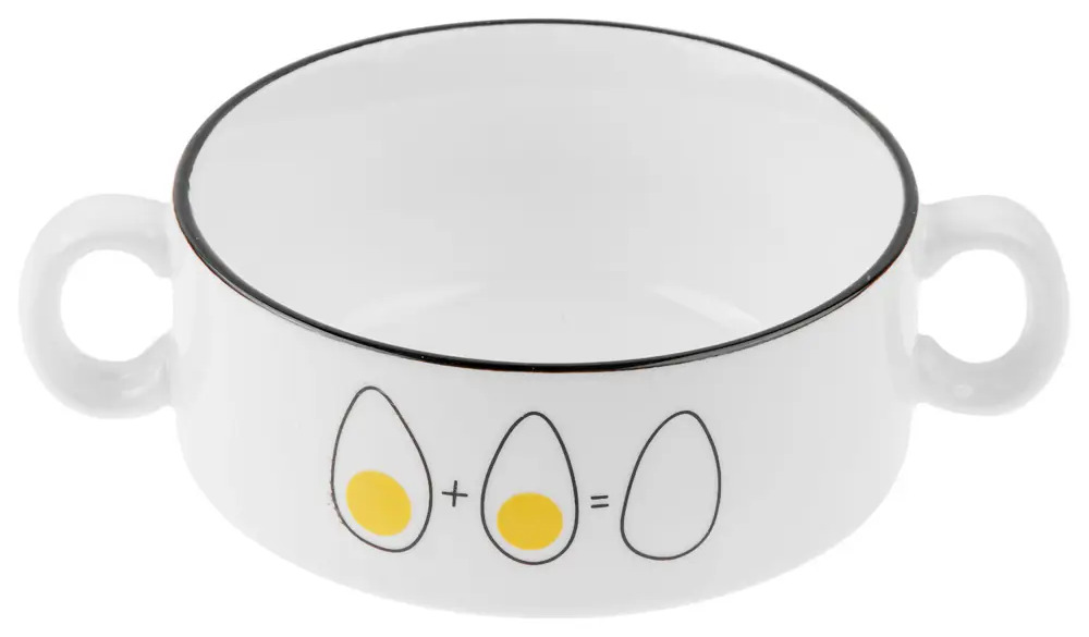 91545307 Супница Perfecto Linea Egg 17-300153 15.80x5.50x11 см керамика цвет белый STLM-0881761