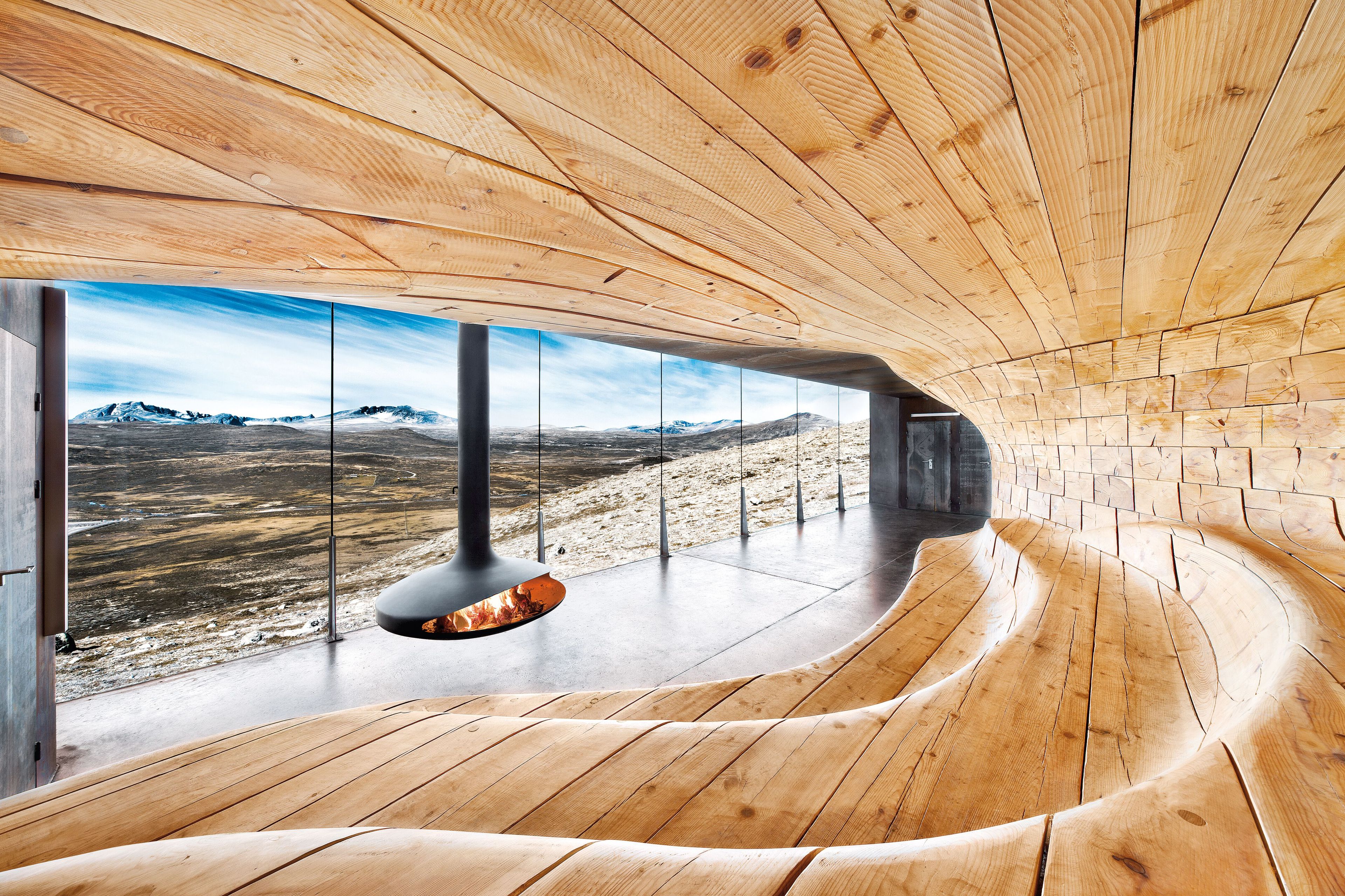 Подвесной центральный декоративный камин Focus creation Gyrofocus ARCH-00108049 - Вид №4