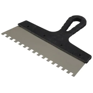 Шпатель зубчатый Jettools 250 мм нержавеющая сталь зуб 8x8 мм