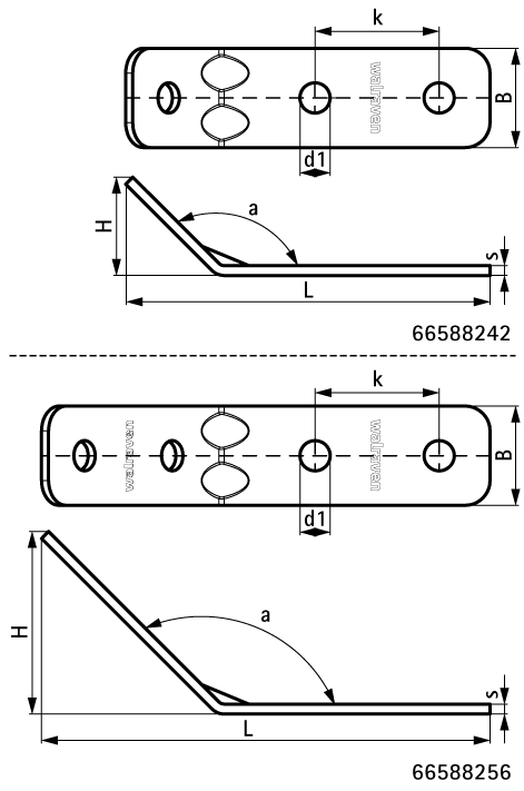 66588256 BIS Уголок 135° (BUP1000) walraven  - Вид №1