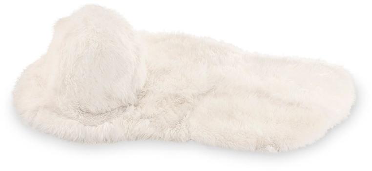 Scarlet Splendour Коврик из овчины с длинным ворсом Snow white sun-id-1414340 - Вид №3