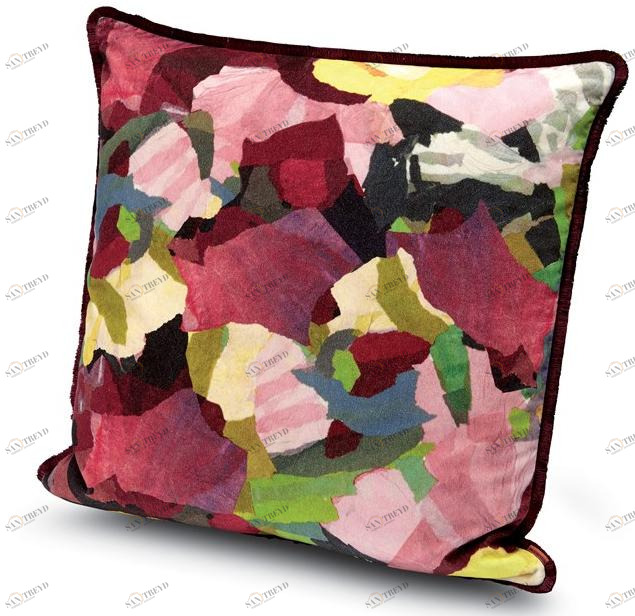 MissoniHome Подушка из хлопкового бархата Dancing flowers sun-id-1496133