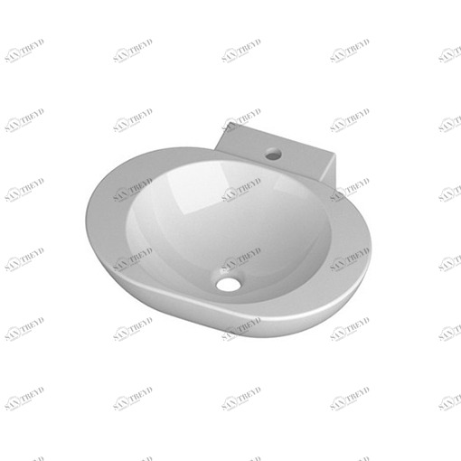 OV06050101 Накладная раковина на столешницу  овальная Disegno Ceramica 