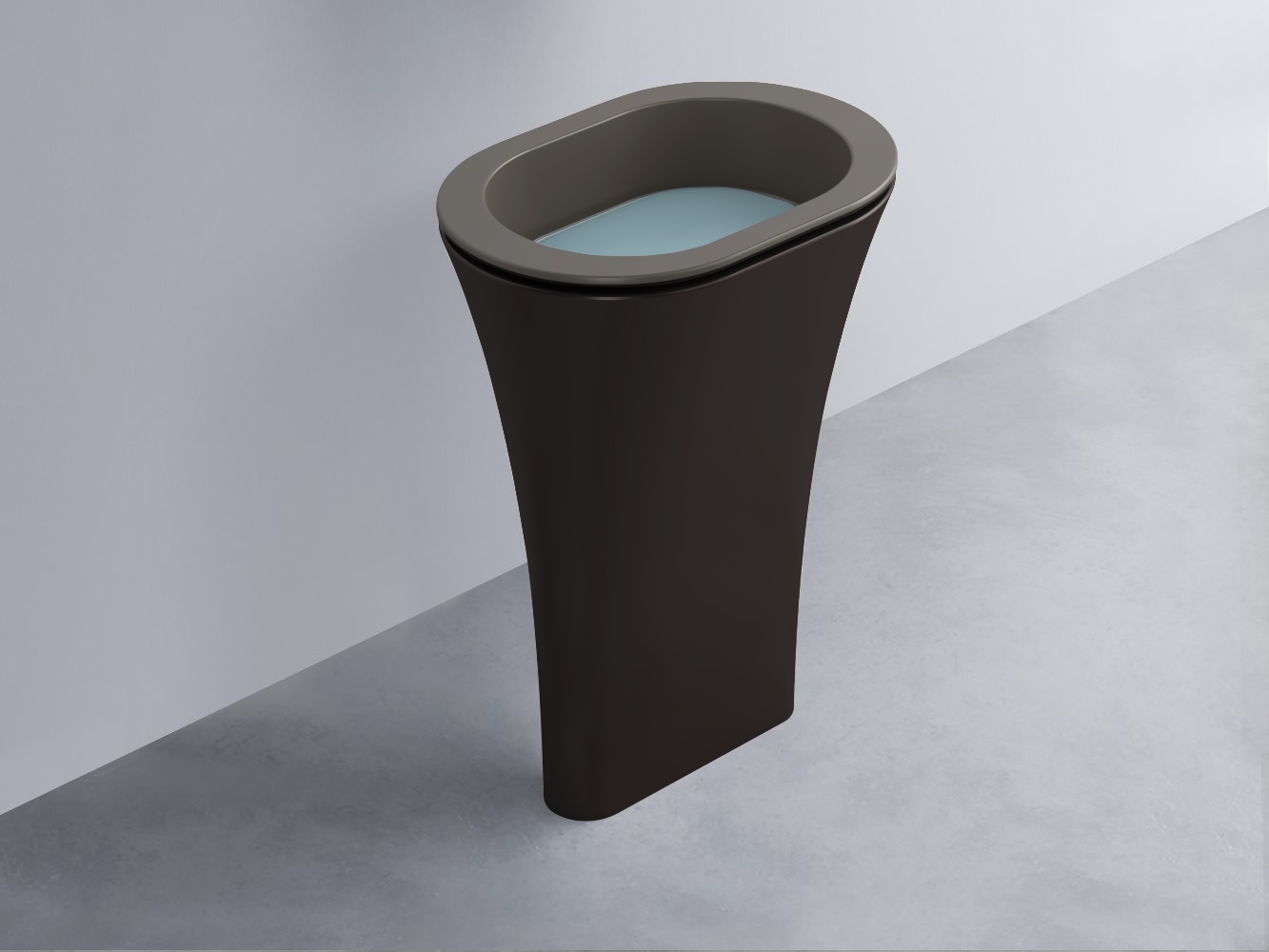 AMLA65-FN+AMPILO-PL+AMCOLO-LV Раковина Amedeo Ovale отдельностоящая cielo Enjoy + Amedeo Ceramica Cielo