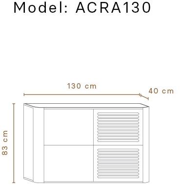 Momocca Комод деревянный с распашными дверцами Adara Acra130 / acra130p - Вид №2