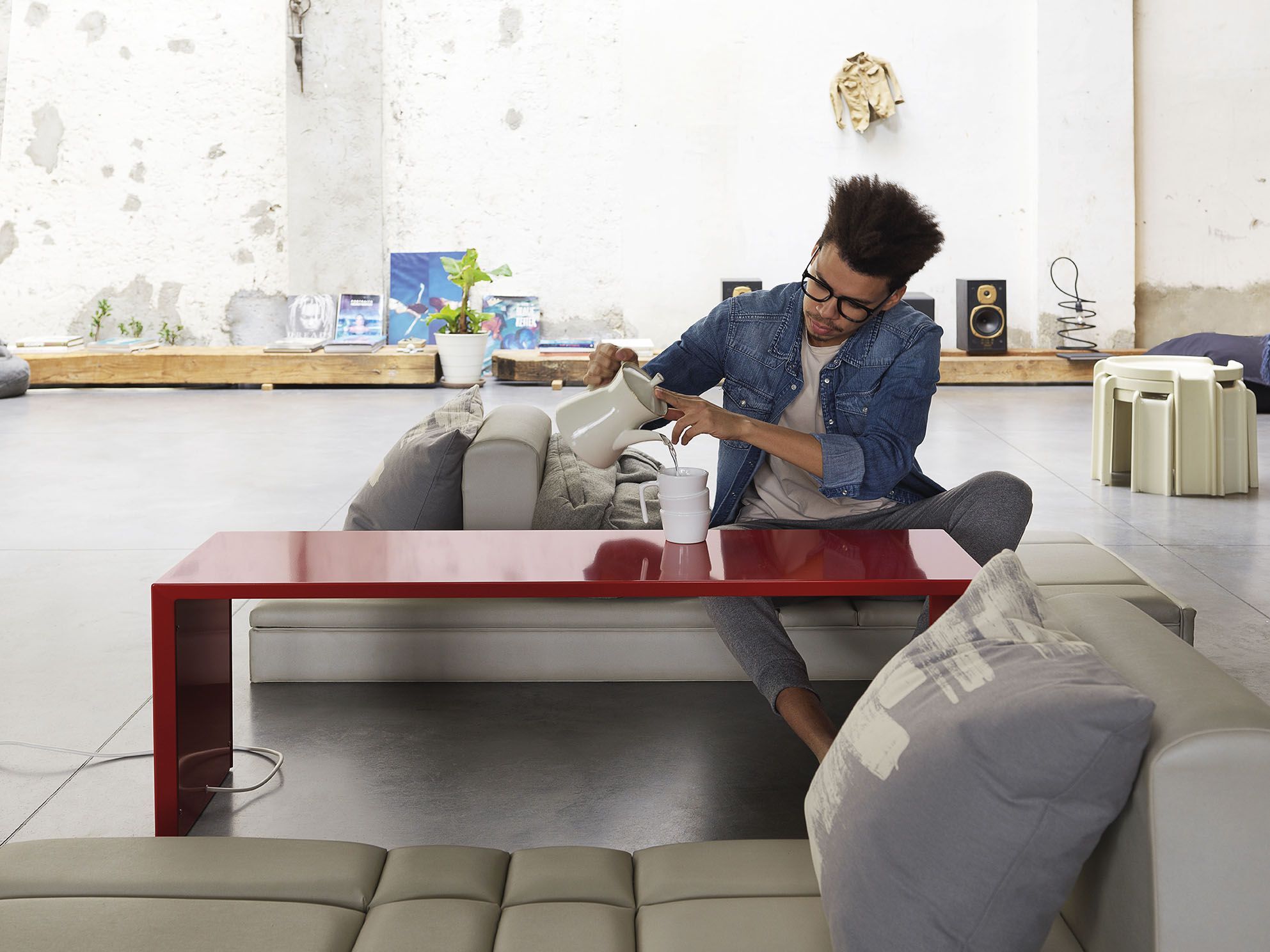 Алюминиевая электрическая скамья полотенцесушитель Tubes Plug &amp ARCH-00130712 - Вид №7