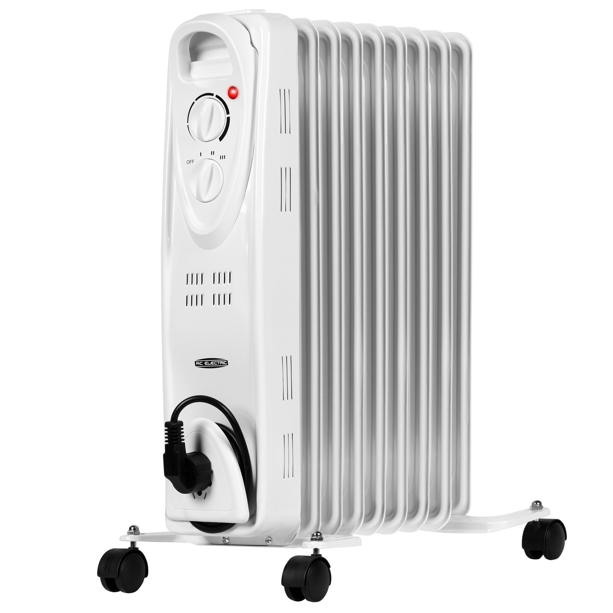 9199758 Масляный обогреватель AC ELECTRIC AOH/BM-09BW 2000 белый STDN-0131143