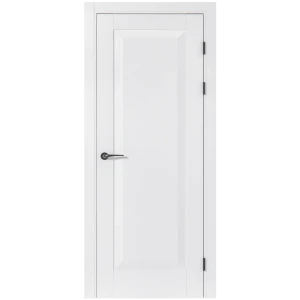 Межкомнатная дверь Альпика 80x210 см белая с замком и петлями 88914868