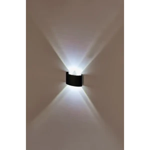 90241148 Настенный светильник светодиодный IMEX LED 4x1W 4200K черный 220V IP54 IL.0014.0001-4 BK нейтральный белый свет цвет черный STLM-0920455
