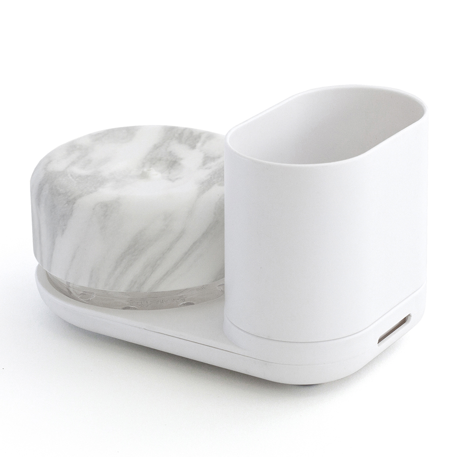 263107 Диспенсер для моющего средства и органайзер , do-dish™, белый/мрамор Bosign 