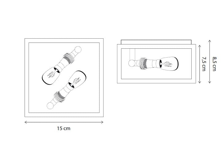 Латунный потолочный светильник Authentage Lighting Vitrine Petite ARCH-00030703 - Вид №2