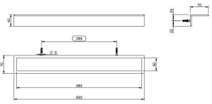Держатель для полотенец из нержавеющей стали