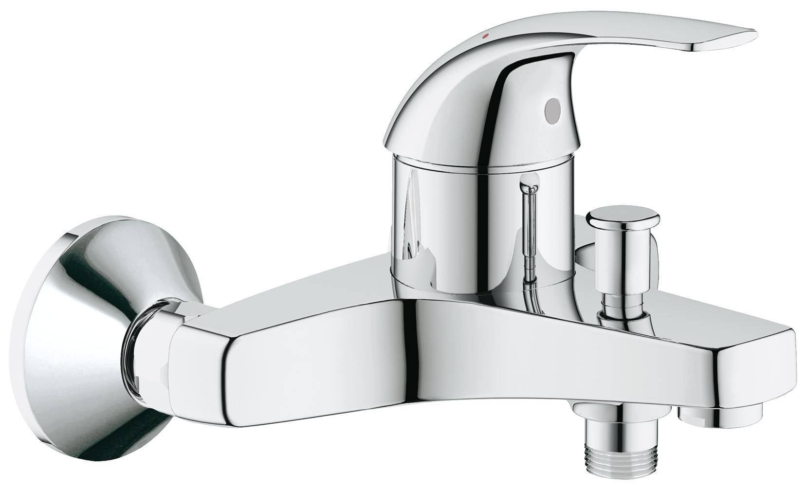 Смеситель для ванны GROHE BauCurve, хром (32806000)