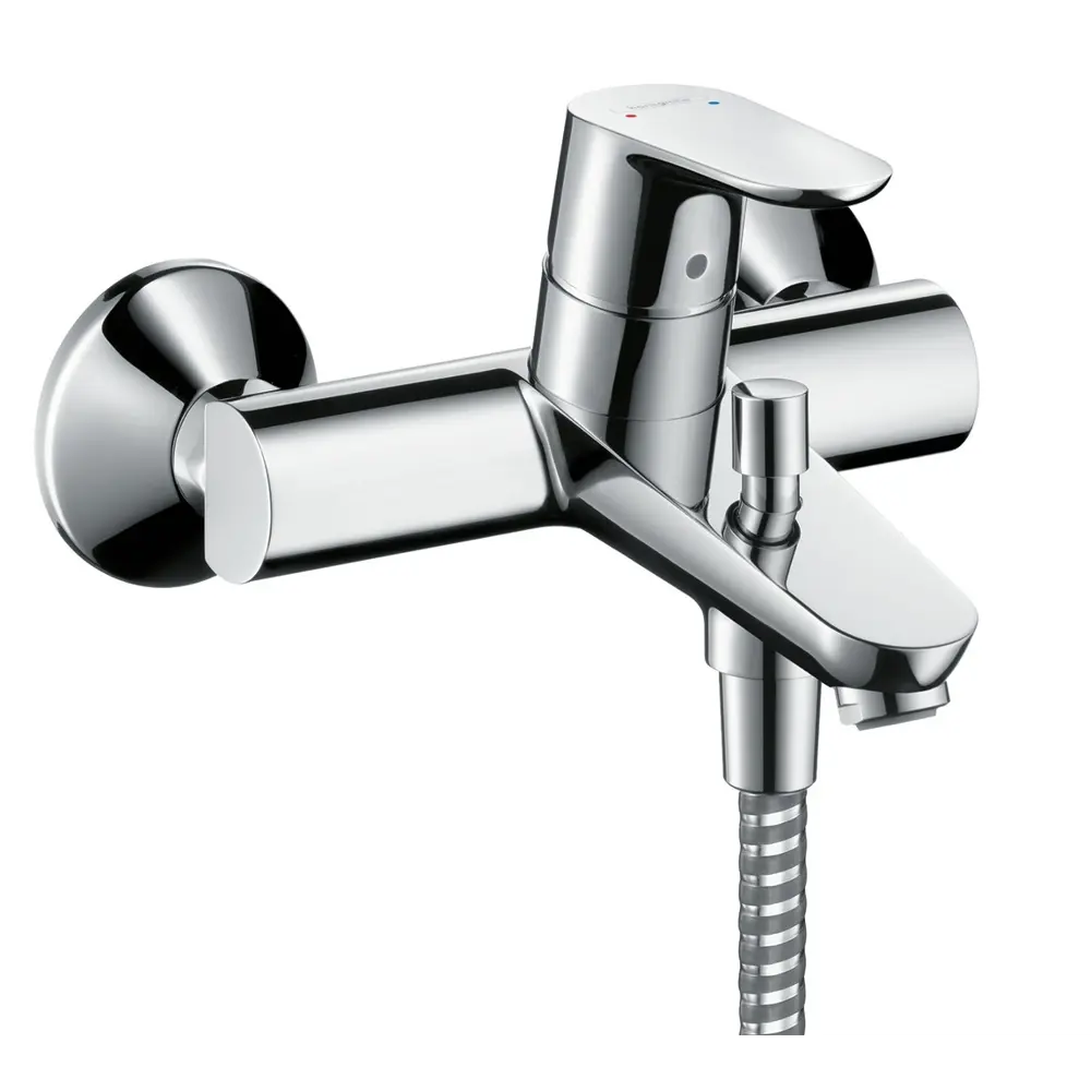 Смеситель для ванны Hansgrohe Focus E2 однорычажный цвет хром 82600661 STLM-2133528