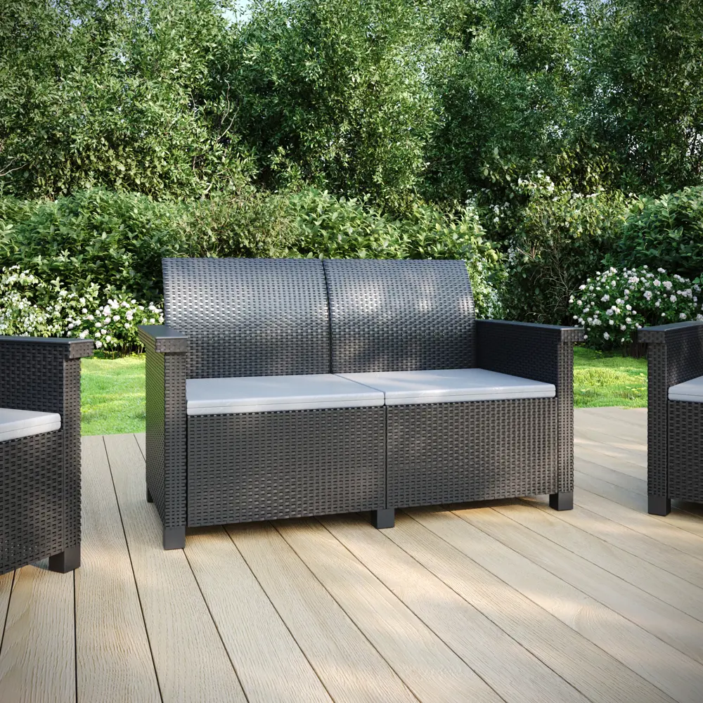 Садовый диван BEGINIA Basegi для балкона и веранды 89407430 STLM-1568212