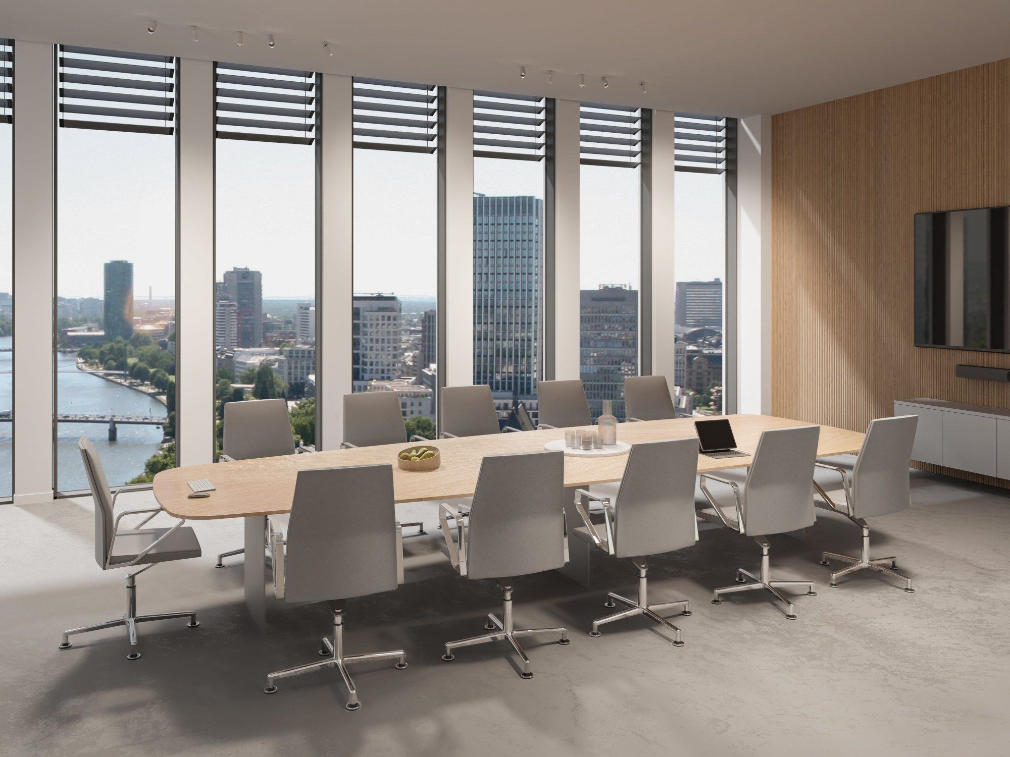 4-спицевое вращающееся кресло для конференций с подлокотниками Spiegels .pilot ARCH-00075775 - Вид №1