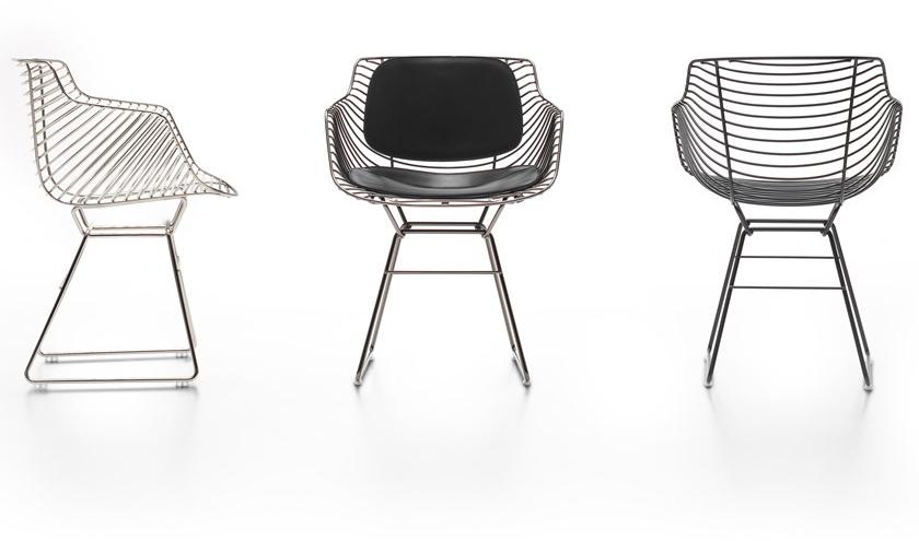 MDF Italia Стул из стали с подлокотниками Flow sun-id-1374587 - Вид №9