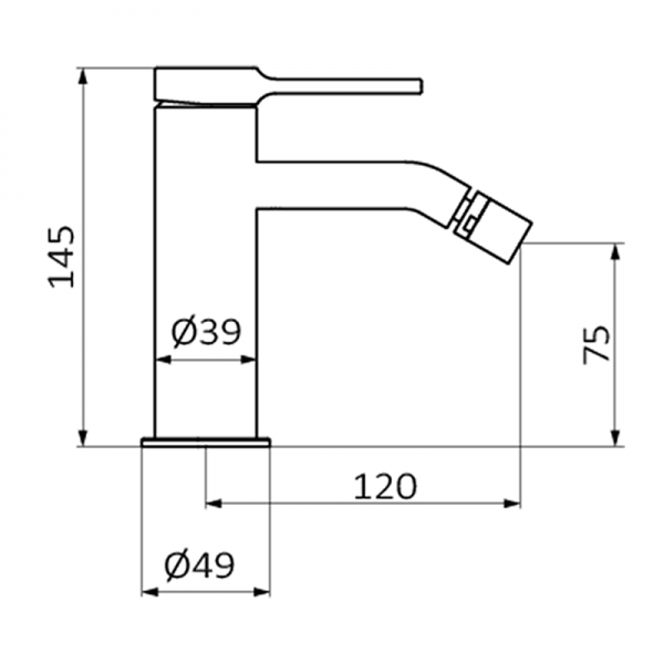 Смеситель для биде TIME GRB MIXERS 47712472 - Вид №1