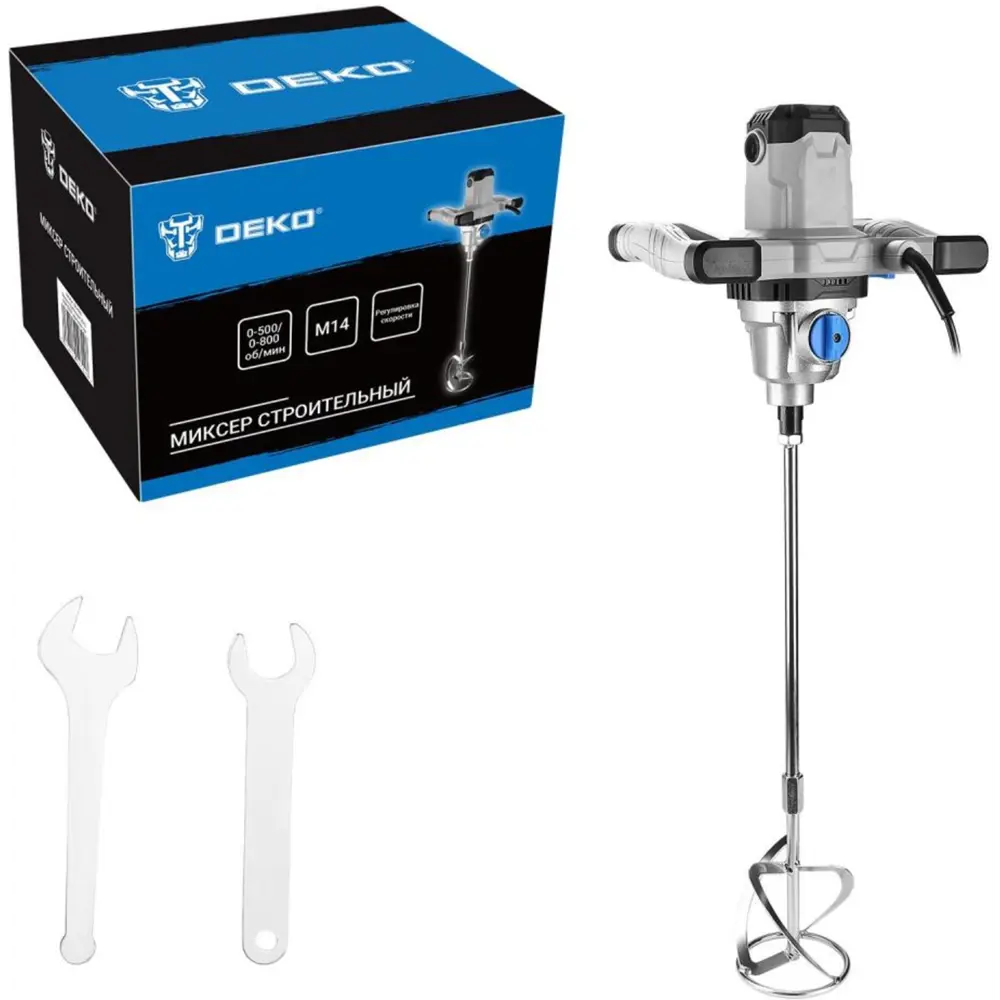 Строительный миксер DEKO DKM1900 с двухскоростным режимом 1900 Вт 89370287 STLM-0846017 - Вид №1