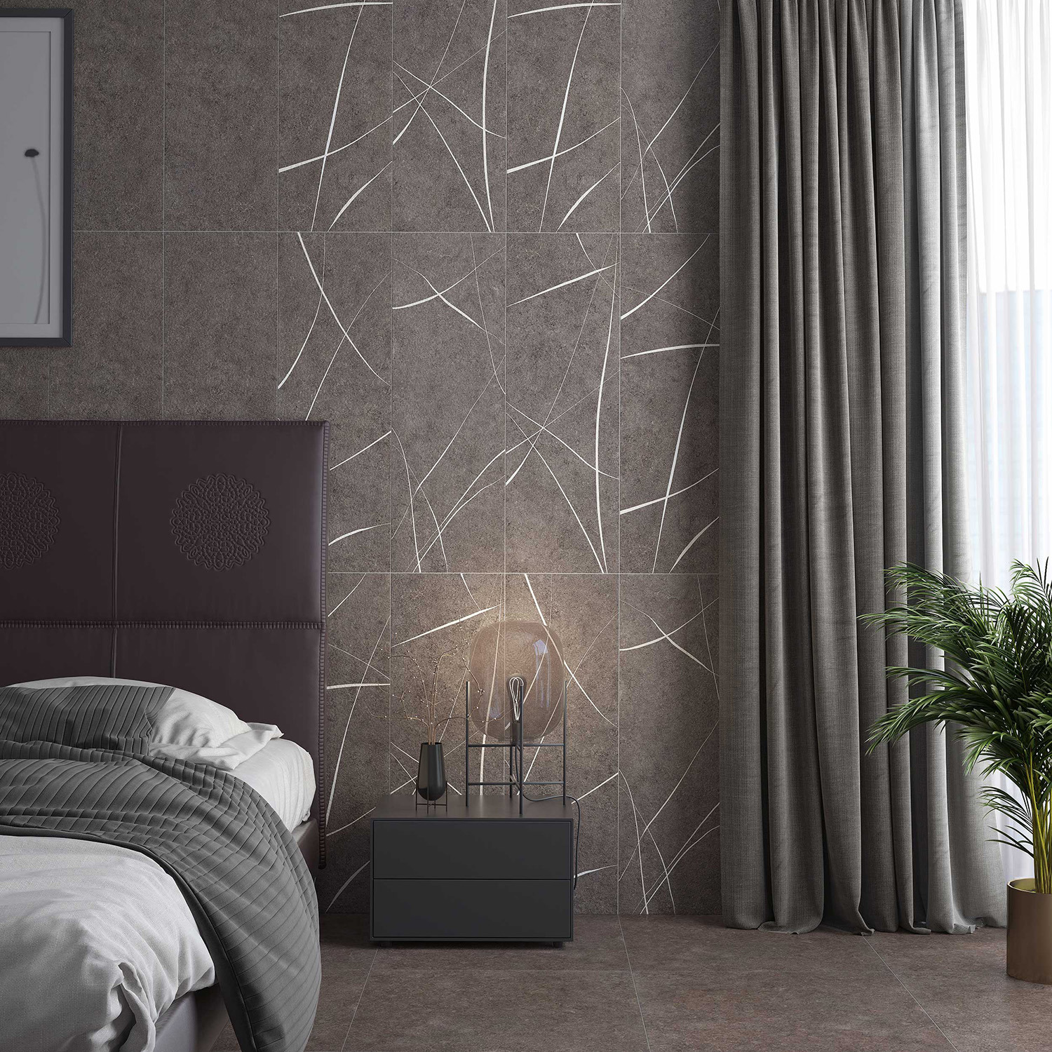 91038452 Керамическая плитка 00-002557 30x90см 1.35 м² цвет коричневый STLM-0452584 KERAMIN