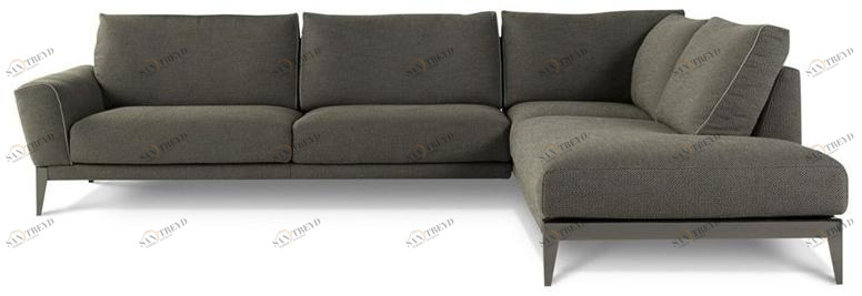 Roche Bobois Модульный угловой диван из ткани sun-id-1444187