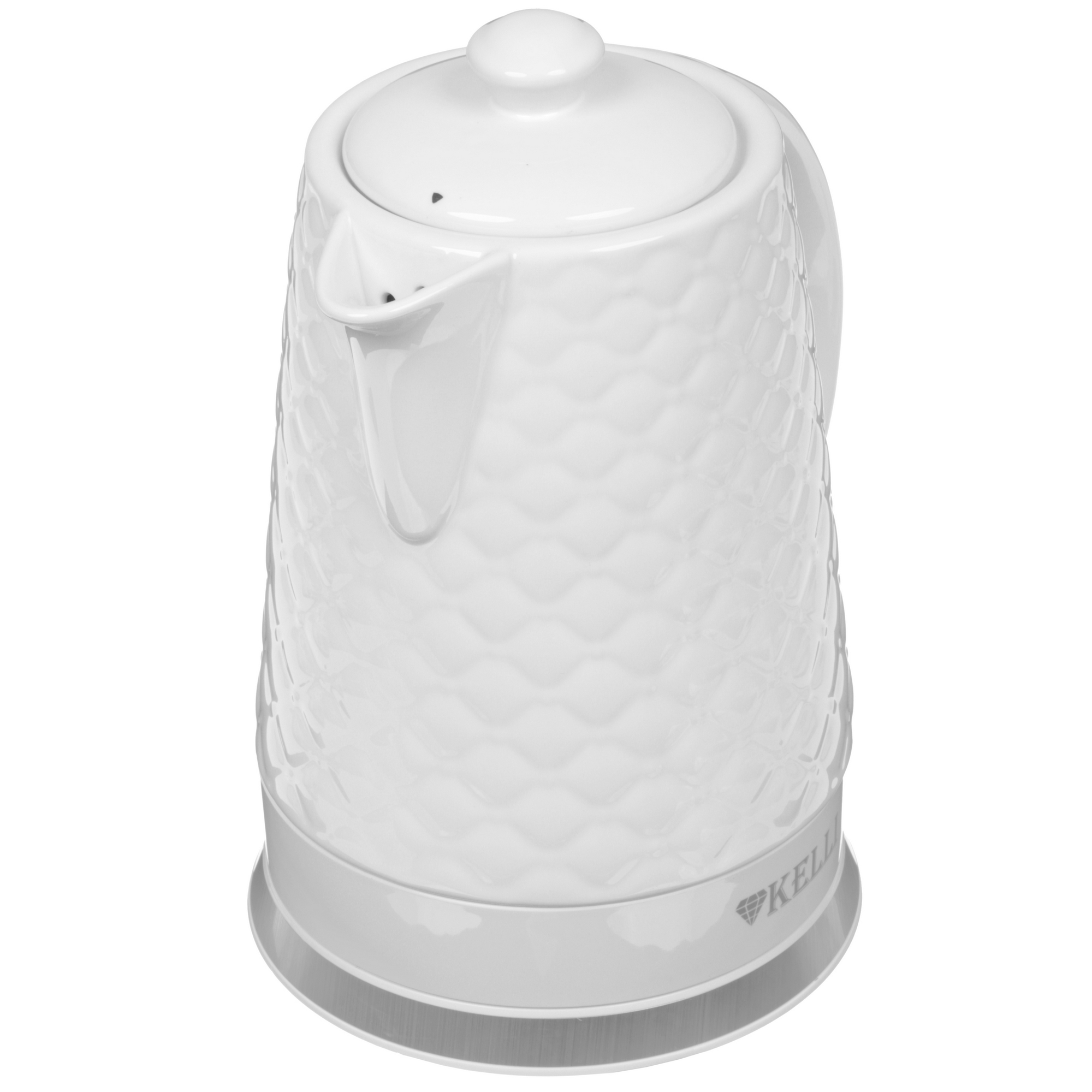 5359870 Электрочайник KELLI KL-1340 белый STDN-0080057 - Вид №2