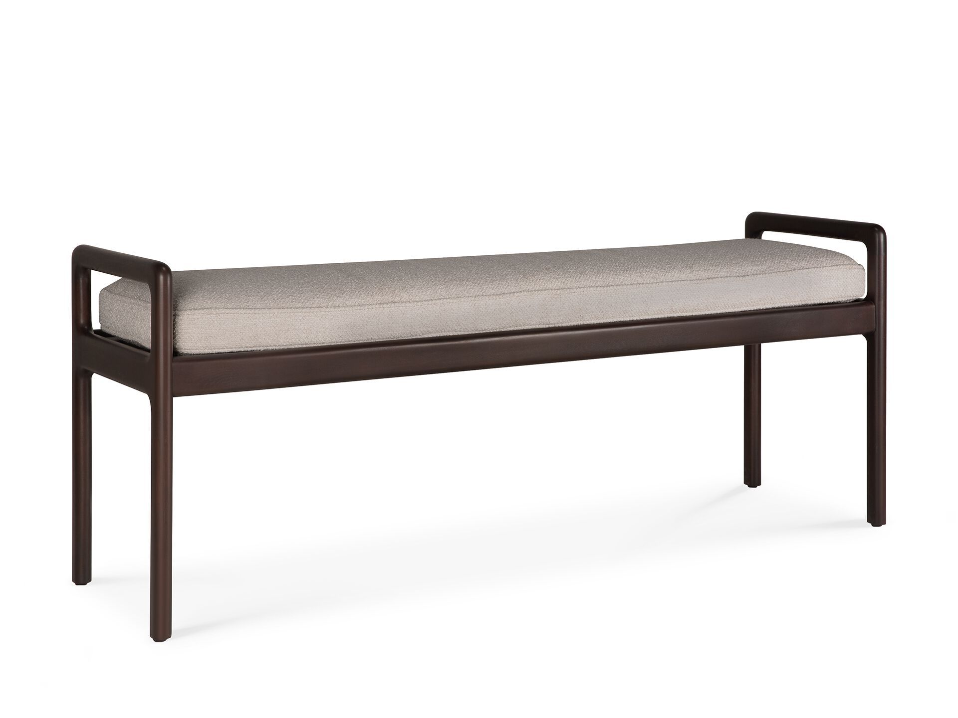 Скамейка из красного дерева и ткани Ethnicraft Джек ARCH-00132631 - Вид №1