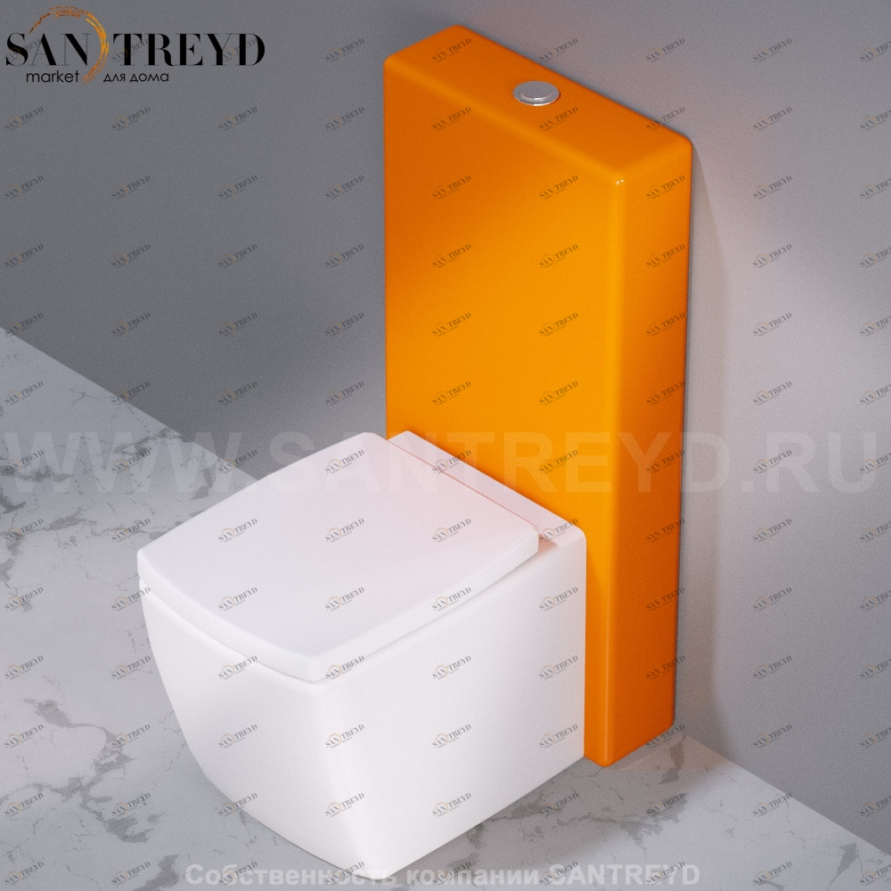 C301114 Компакт унитаз с бачком Оранжевый A. e T. Italia WALL Италия AeT ITALIA