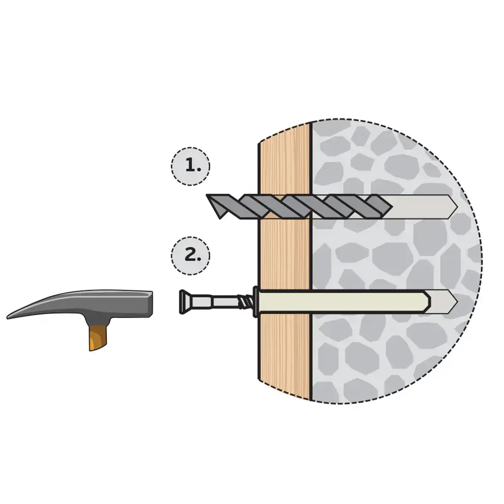 Дюбель-гвоздь нейлоновый Dilwis цилиндрическая манжета  6x80мм 8 шт STLM-2200373 - Вид №5
