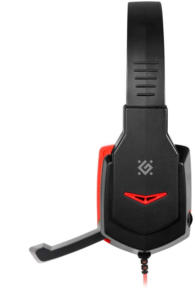 64033 игровая гарнитура warhead g-320 черный+красный, кабель 1.8 м Defender Santreyd  - Вид №2