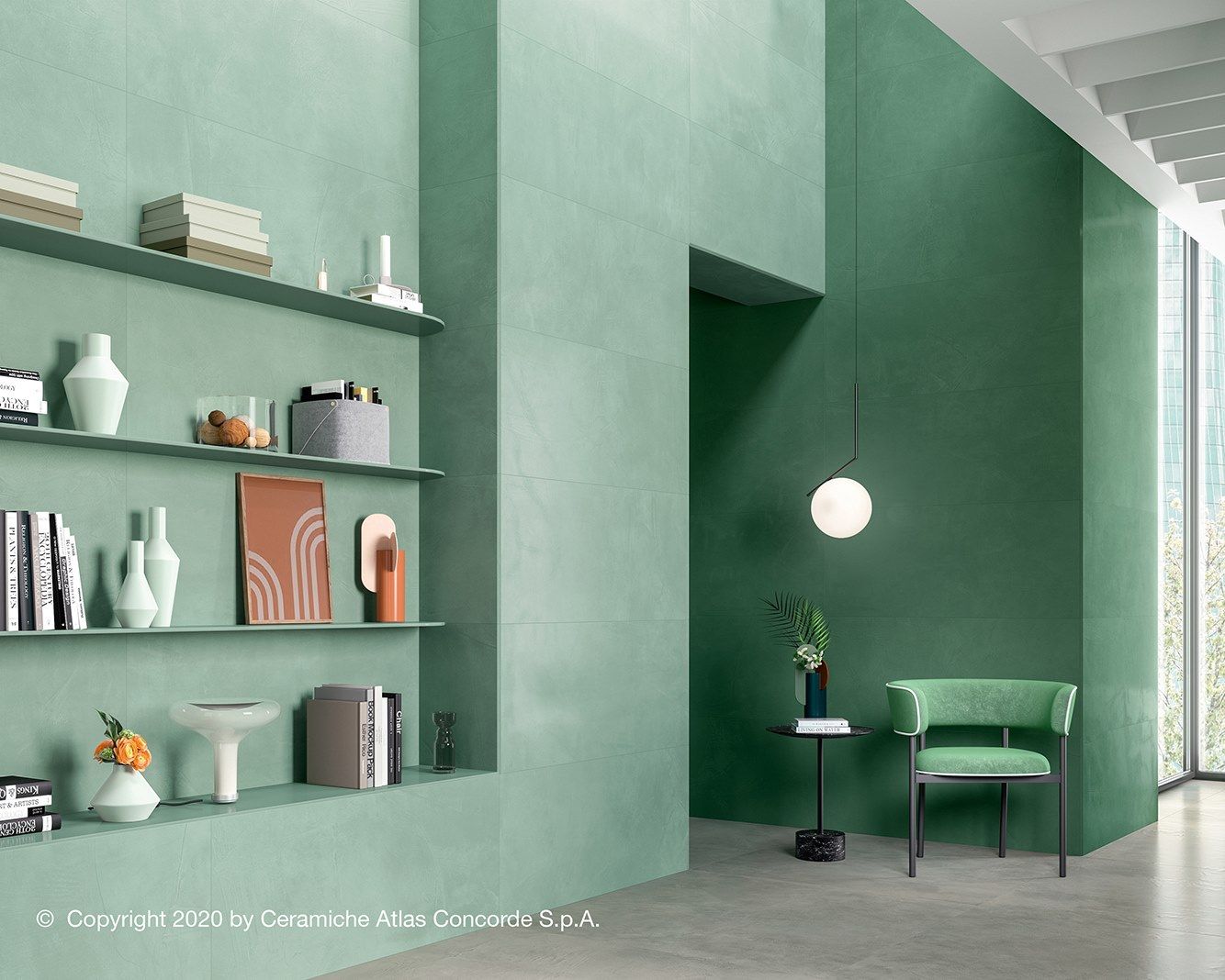 Пол из керамогранита с эффектом смолы Atlas Concorde ARCH-00028612 - Вид №46