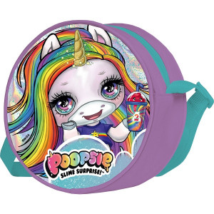 PSHS-UA1-460 Poopsie Сумка круглая с панель из голографического ПВХ Poopsie Surprise Unicorn