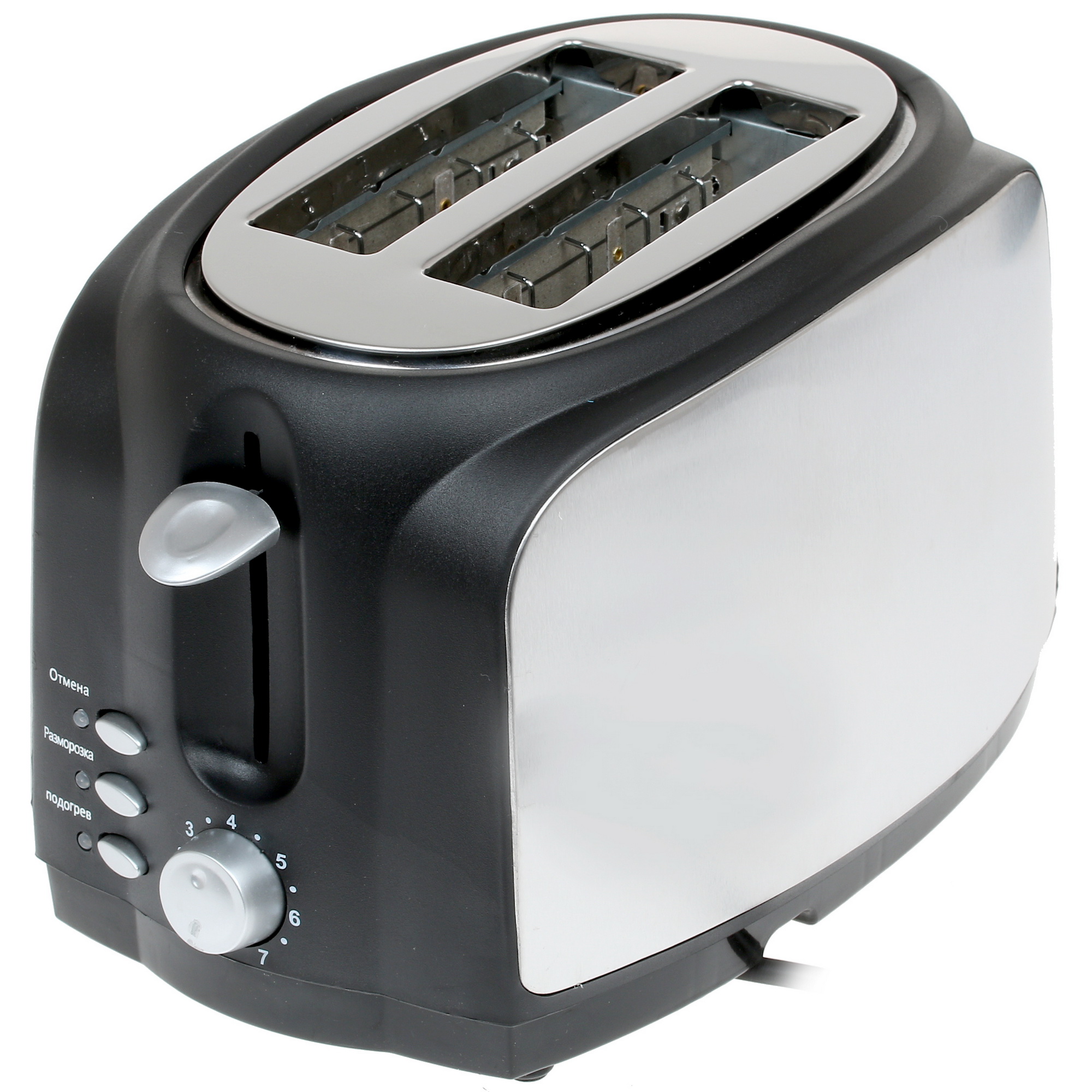 1194206 Тостер Endever Skyline ST-121 серебристый STDN-0009734 - Вид №2