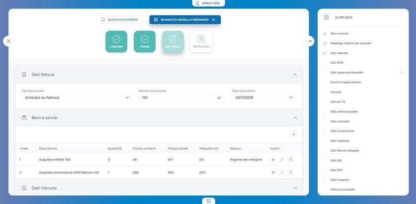 Blumatica Электронное выставление счетов sun-id-1354216 - Вид №1